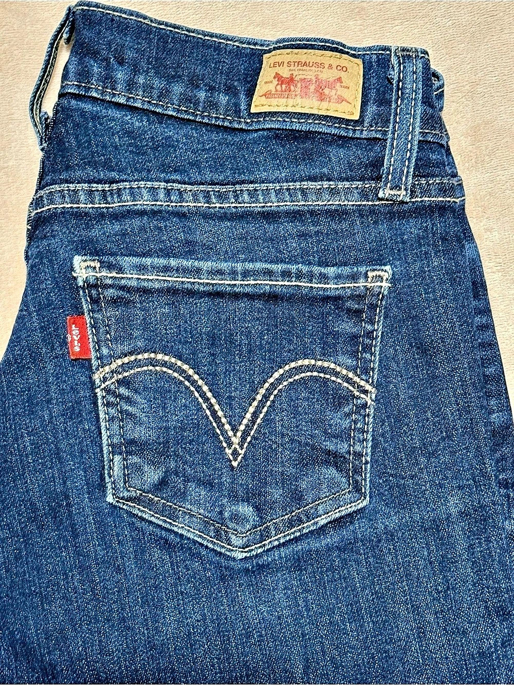 Levi's Too Superlow Skinny Jeans Blue Size 1M